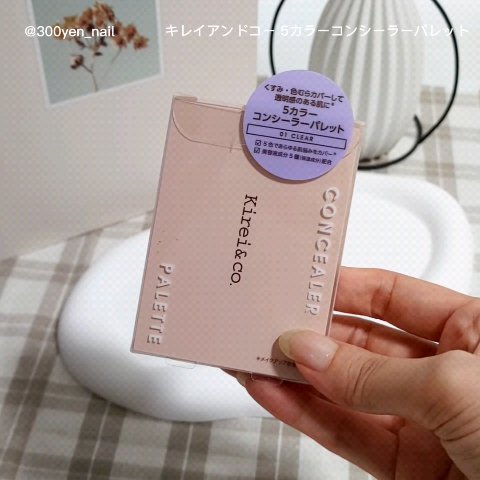 ５カラーコンシーラーパレット/Kirei&co./パレットコンシーラーの動画クチコミ3つ目