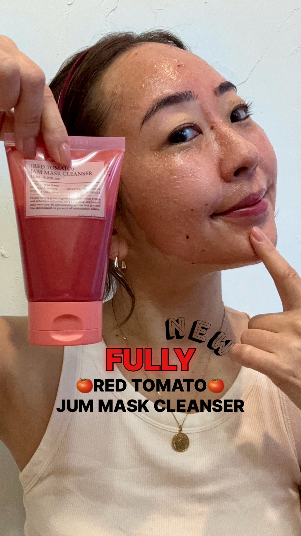 レッドトマトジャムマスククレンザー/FULLY/その他洗顔料の人気ショート動画