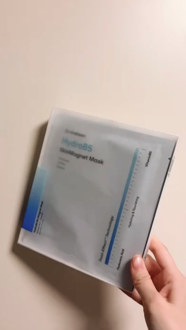 HydroB5 スキンマグネットマスク/Dr.nineteen/シートマスク・パックの人気ショート動画