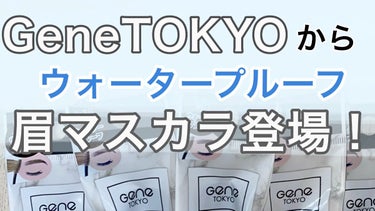 GENE TOKYO リッチカラー アイブロウマスカラのクチコミ「【使った商品】
GENE TOKYO リッチカラー アイブロウマスカラ
01/02/03/04.....」（1枚目）