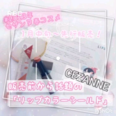 リップカラーシールド/CEZANNE/口紅を使ったクチコミ（1枚目）