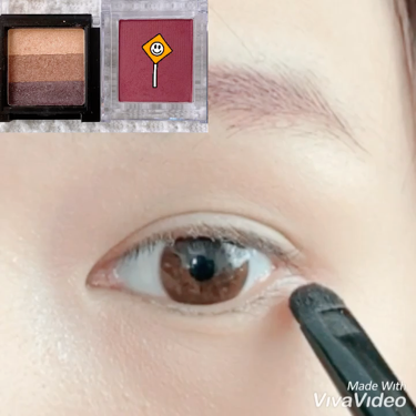 UR GLAM　GRADATION EYESHADOW/U R GLAM/アイシャドウパレットの動画クチコミ4つ目