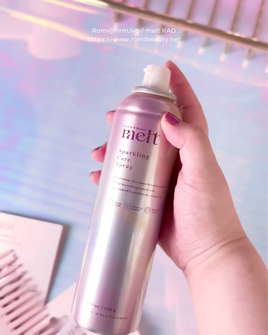 メルト スパークリングケアスプレー/melt/頭皮ケアを使ったクチコミ（3枚目）