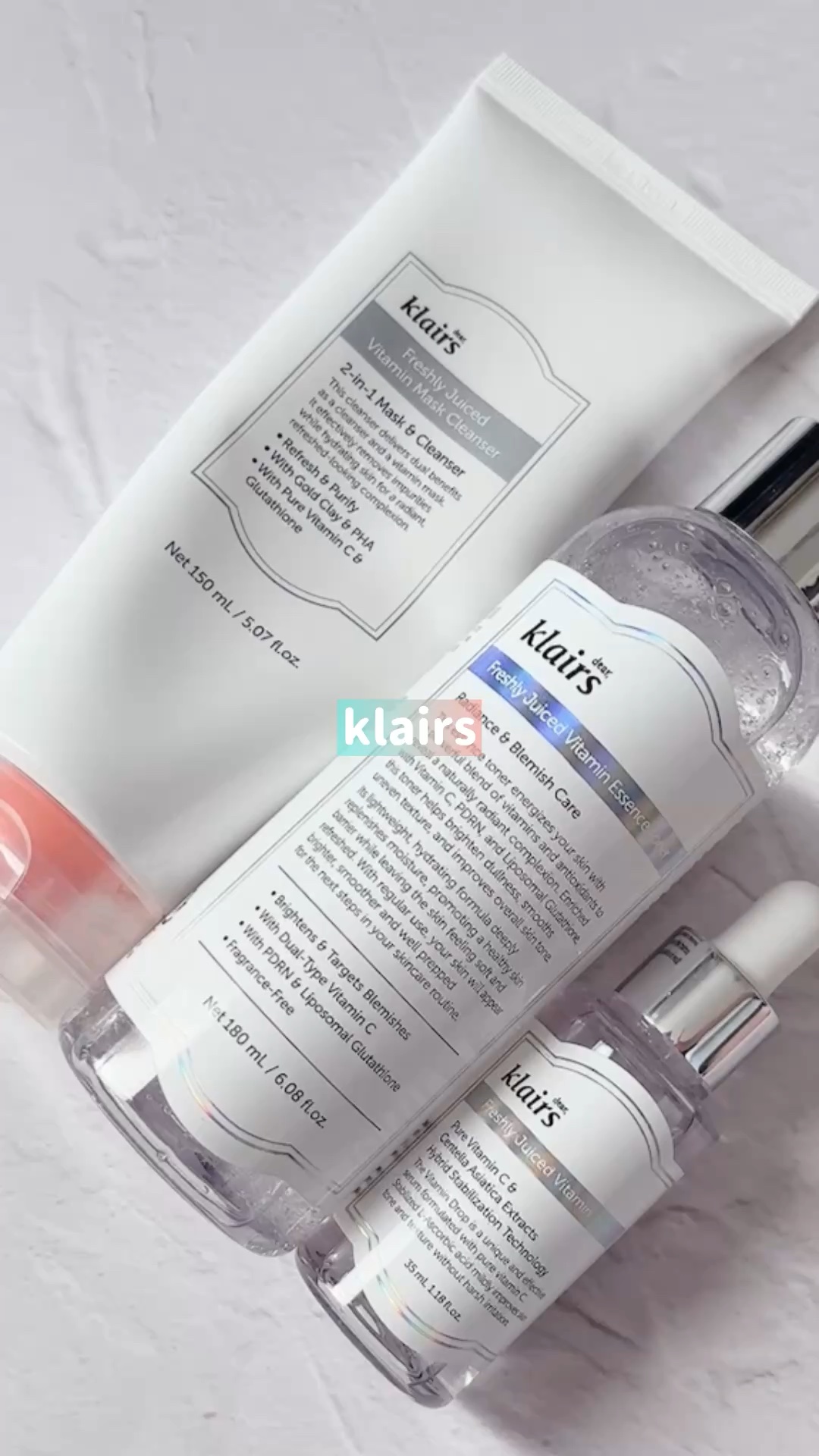 フレッシュリージュースドビタミンドロップ(35ml)/Klairs/美容液を使ったクチコミ（1枚目）