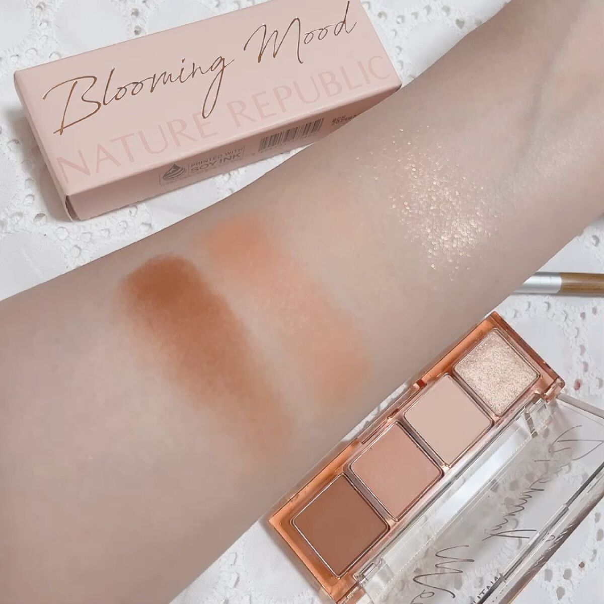 デイリーベーシックパレット/ネイチャーリパブリック/アイシャドウパレットの動画クチコミ3つ目