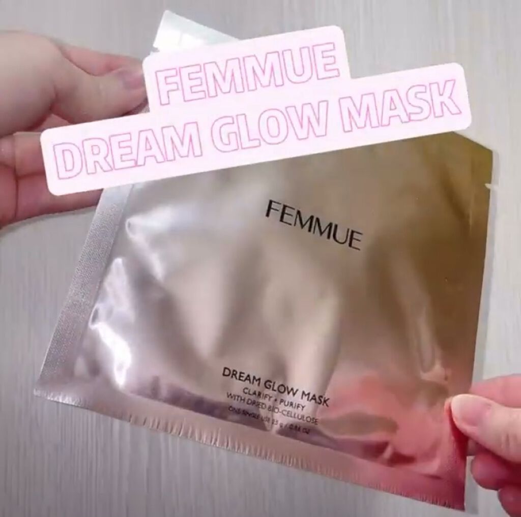 ドリームグロウマスク CP(肌引き締め・ブースター)/FEMMUE/シートマスク・パックの動画クチコミ3つ目