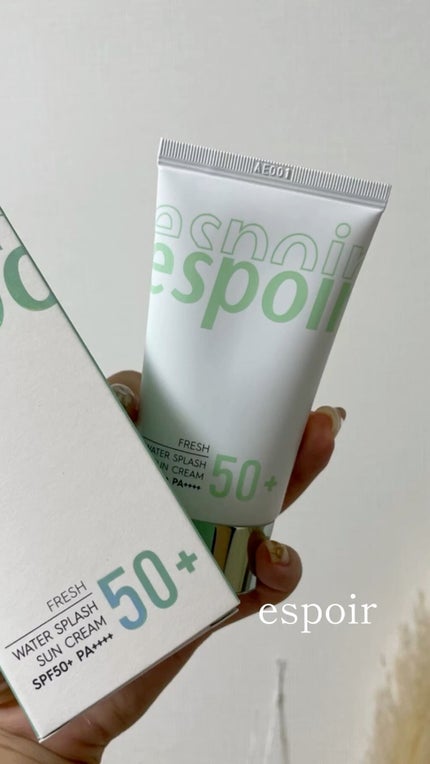 ウォータースプラッシュサンクリーム/espoir/日焼け止め・UVケアの人気ショート動画