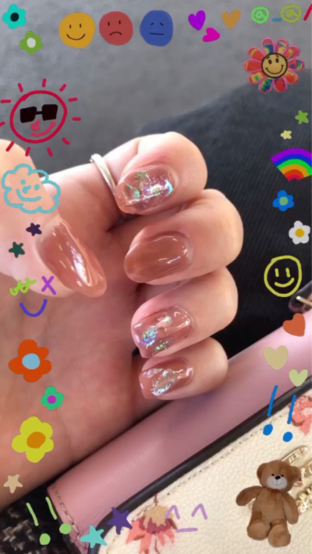 ジェルネイル（ライト対応）/セリア/ジェルネイルを使ったクチコミ（2枚目）