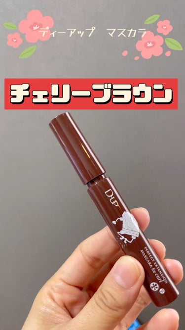 🌸D-UP　パーフェクトエクステンション マスカラ for カール
チェリーブラウン
￥1650

☑︎ブラシが細めで塗りやすい
☑︎するする伸びるロングタイプ
☑︎お湯＋洗顔料でオフ
☑︎ウォータープ