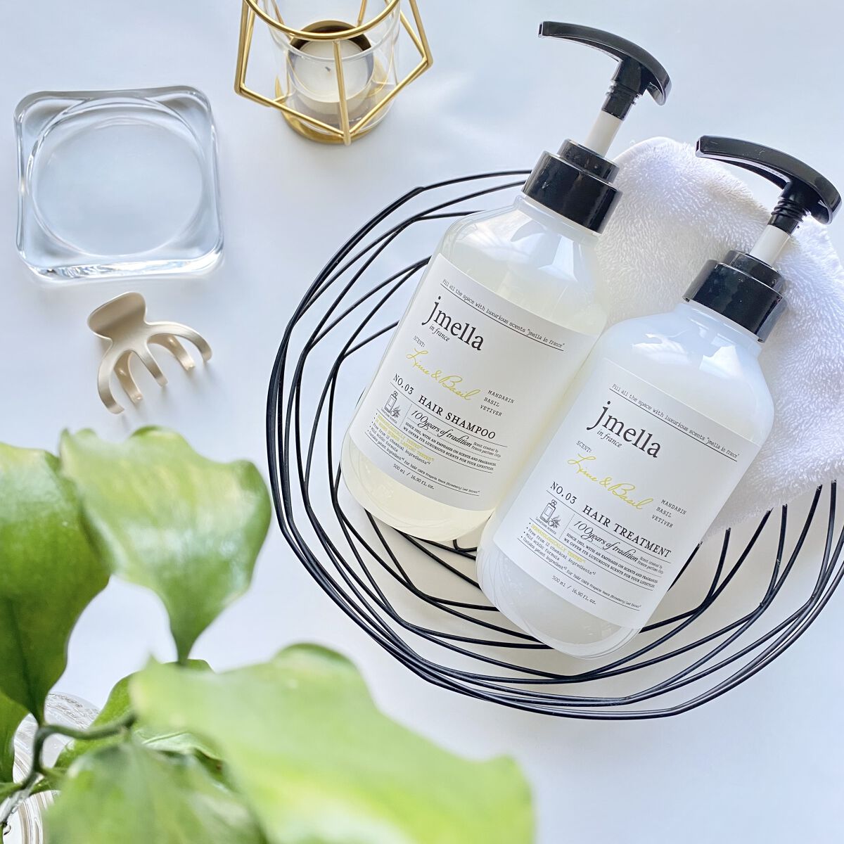 インフランスヘアシャンプー ライム＆バジル／トリートメント ライム＆バジル/jmella/市販シャンプーの動画クチコミ1つ目