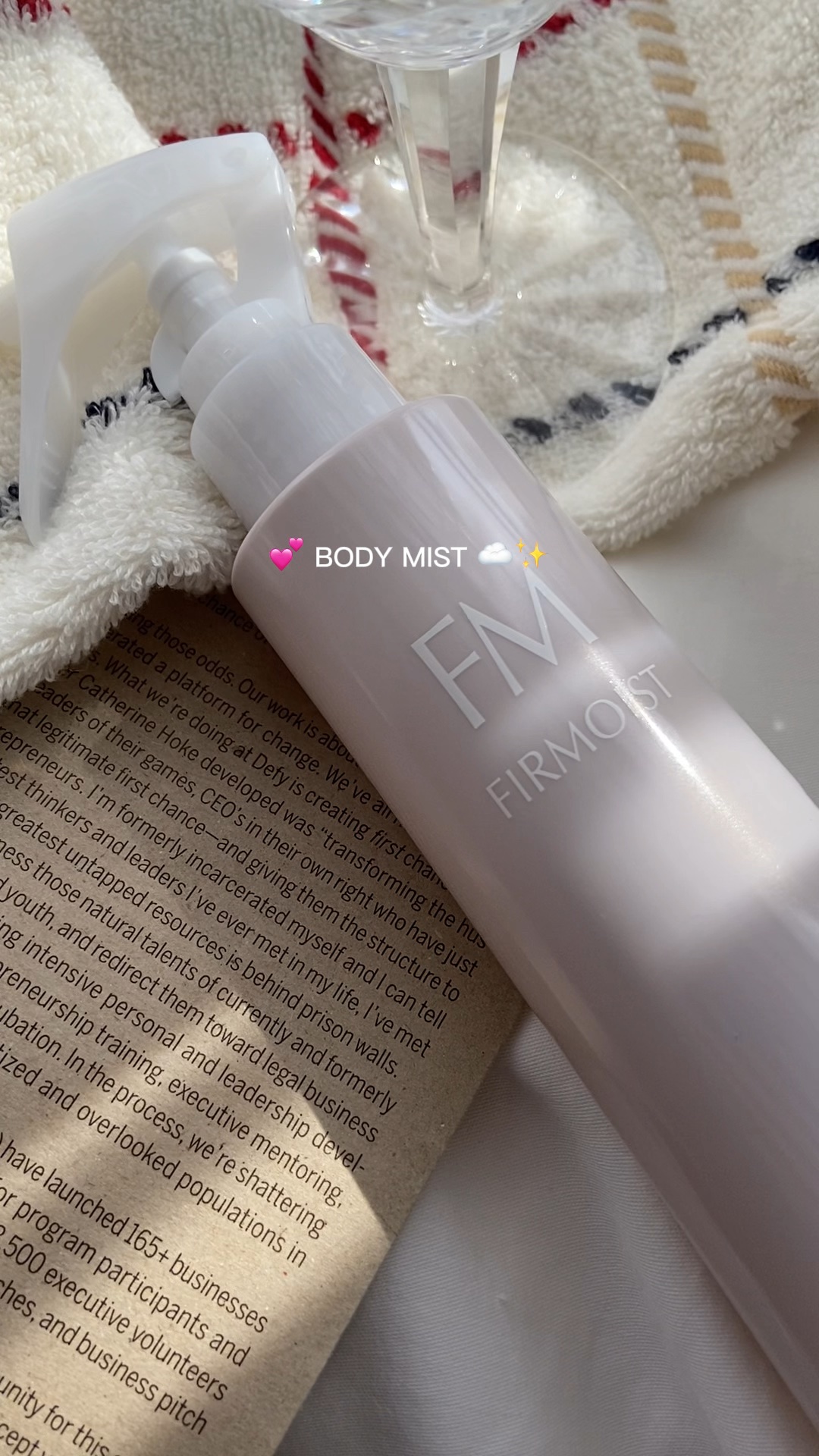 ファーモイスト　全身パックボディミスト/FIRMOIST/ミスト状化粧水の動画クチコミ2つ目