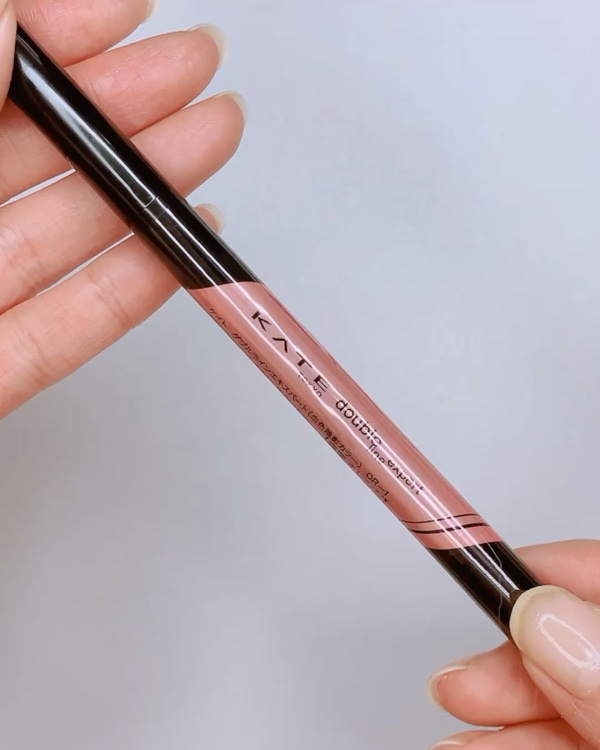 ダブルラインエキスパート(血色陰影カラー)/KATE/リキッドアイライナーを使ったクチコミ（3枚目）