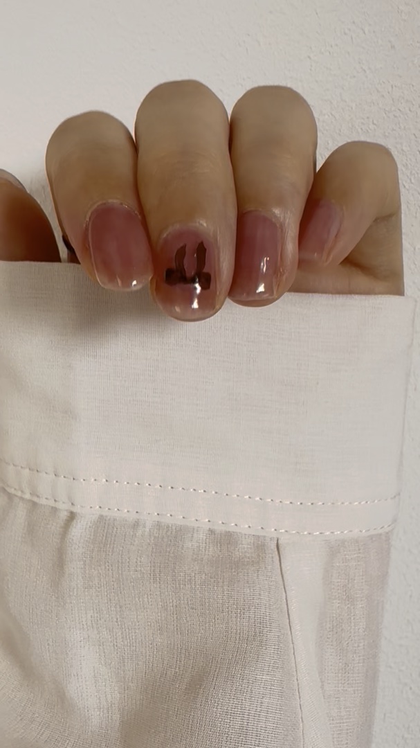 ネイルシール/セリア/ネイルシールを使ったクチコミ（1枚目）