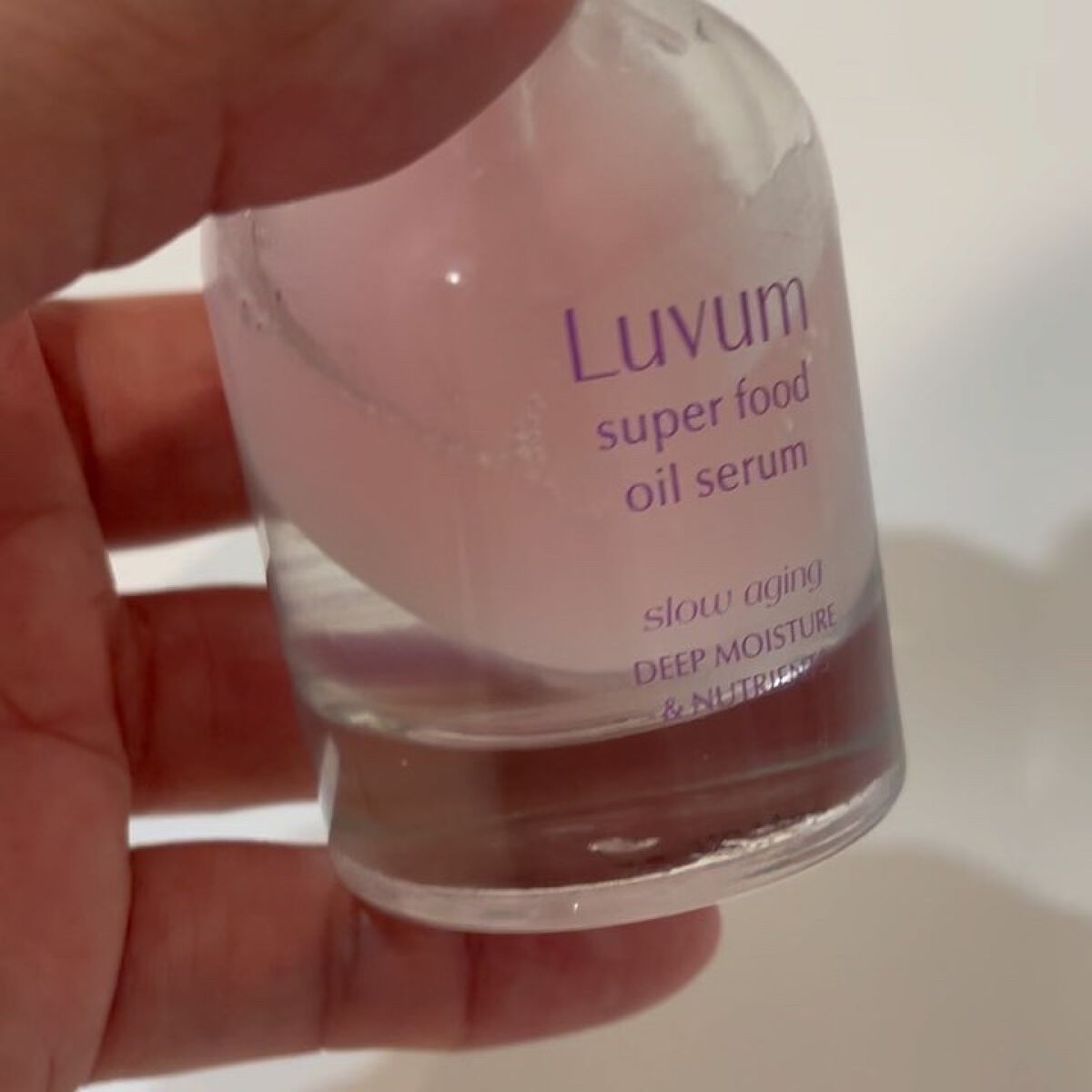 スローエイジングスーパーフードオイルセラム/Luvum/美容液の動画クチコミ5つ目