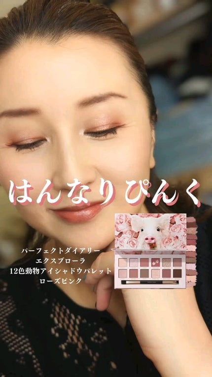 エクスプローラ12色 動物アイシャドウパレット/PERFECT DIARY/アイシャドウパレットの人気ショート動画