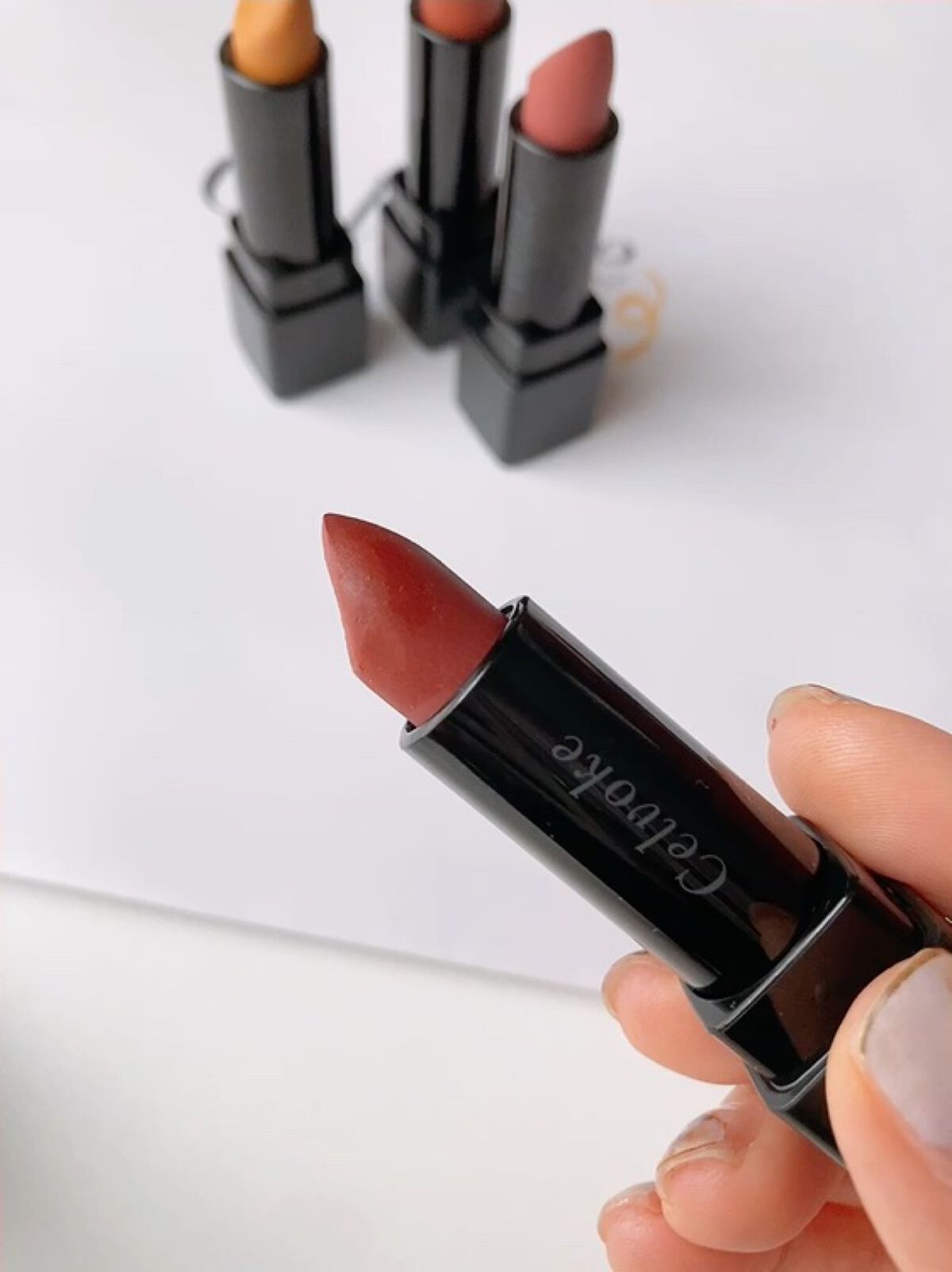 ディグニファイド リップス/Celvoke/口紅を使ったクチコミ（3枚目）