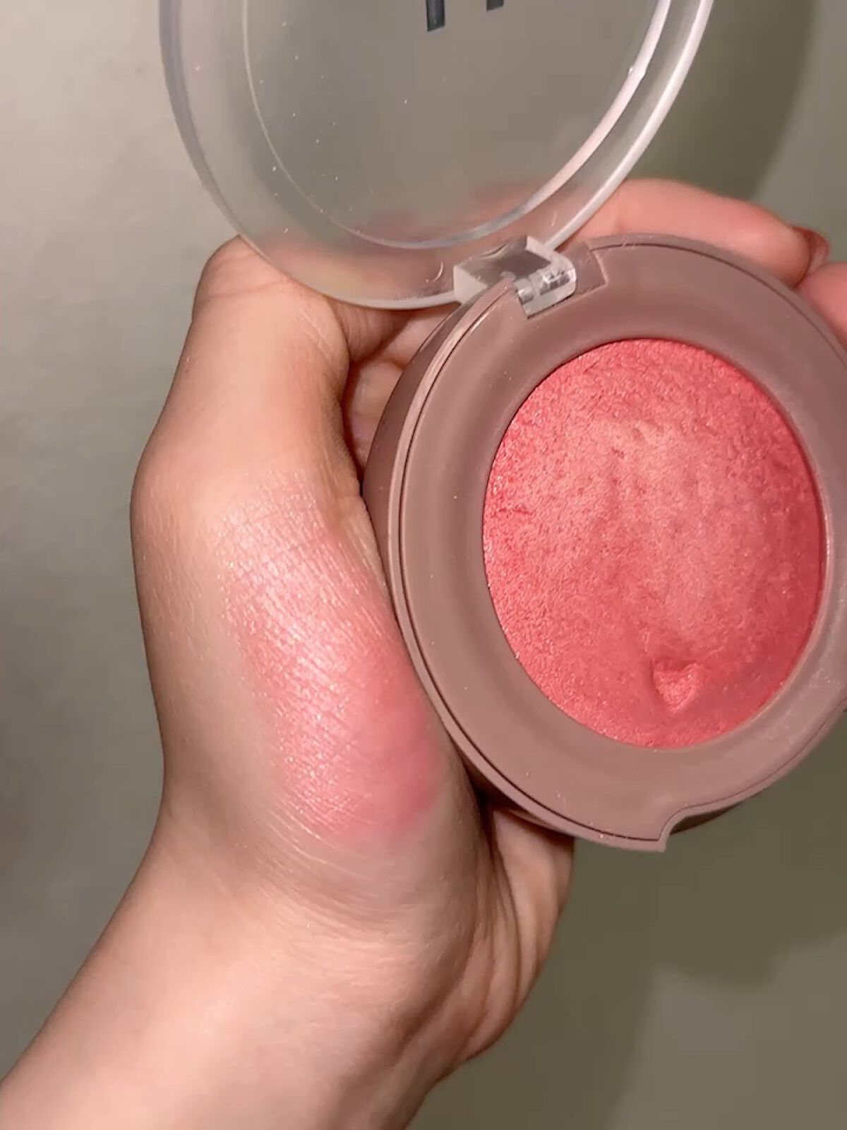 トゥルーディメンショングロウチーク/hince/パウダーチークを使ったクチコミ（1枚目）