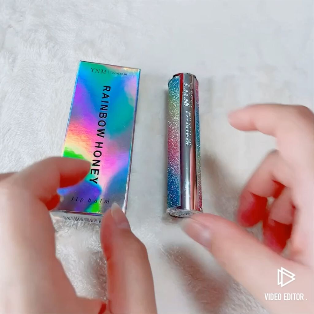 YNM  レインボーハニーリップバーム/YNM/リップバームを使ったクチコミ（2枚目）