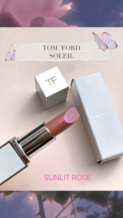 サンリット ローズ リップ バーム/TOM FORD BEAUTY/リップケアの動画クチコミ2つ目