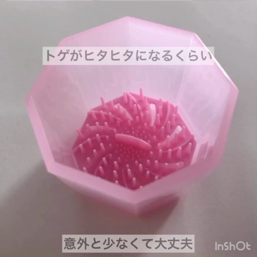 メイクブラシ専用クリーナー/DAISO/その他化粧小物を使ったクチコミ（2枚目）