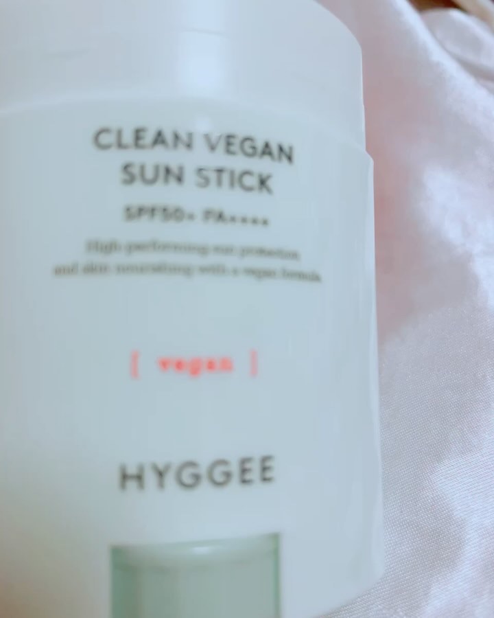 クリーンヴィーガンサンスティック/HYGGEE/日焼け止めスティックの動画クチコミ1つ目