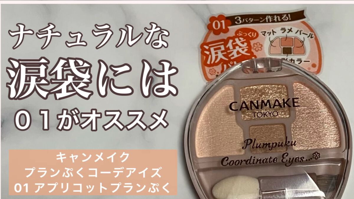 プランぷくコーデアイズ/キャンメイク/パウダーアイシャドウを使ったクチコミ（1枚目）