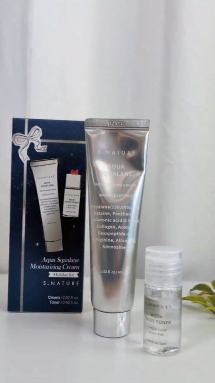 アクアスクワランモイスチャークリーム/S.NATURE/フェイスクリームの人気ショート動画