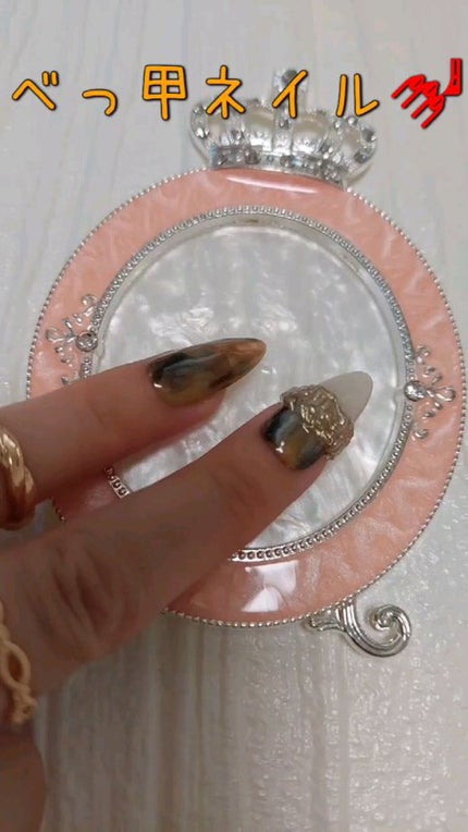 ジェルネイル(ライト対応)/セリア/ジェルネイルの人気ショート動画