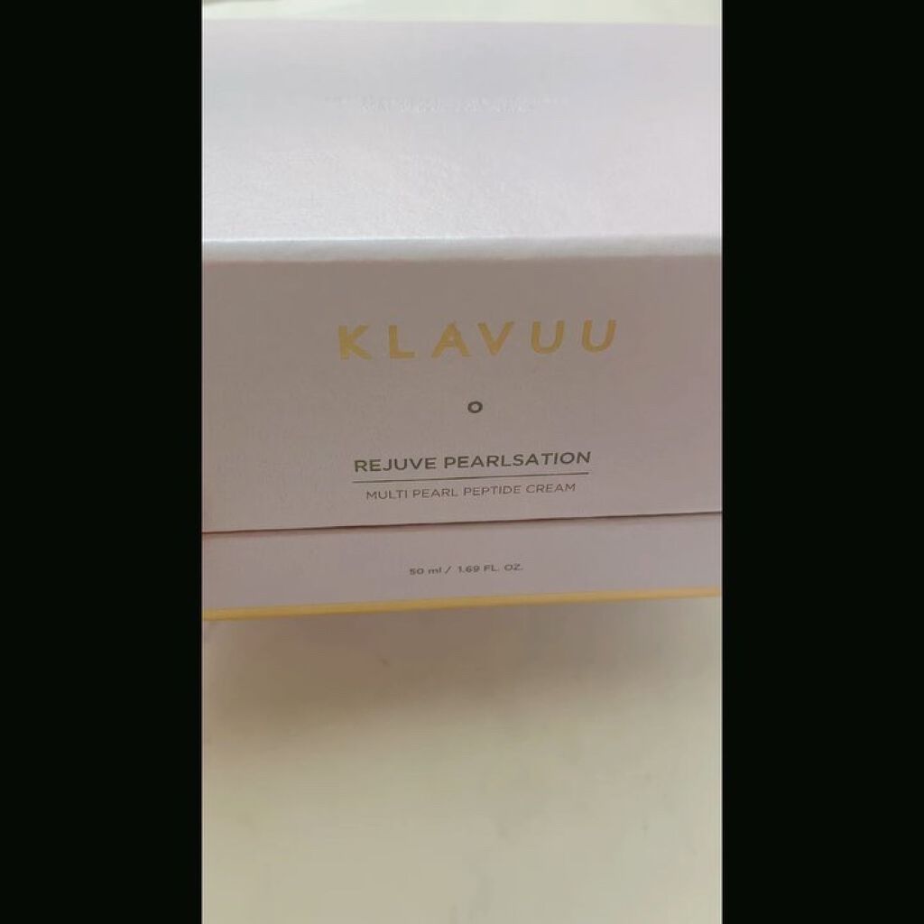 レジュブパールセーションマルチペプチドクリーム/KLAVUU/フェイスクリームの動画クチコミ3つ目