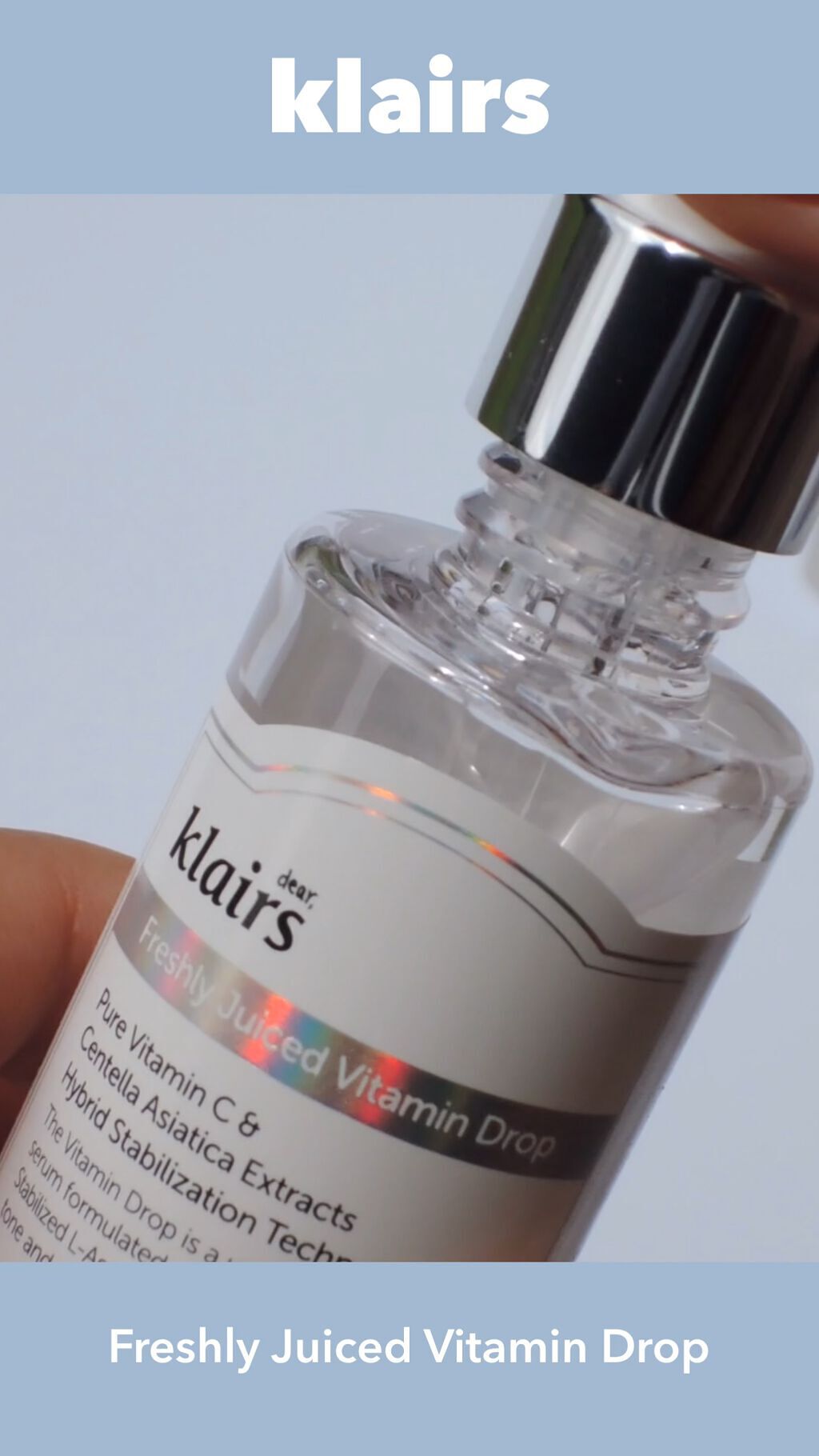 フレッシュリージュースドビタミンドロップ(35ml)/Klairs/美容液を使ったクチコミ（1枚目）