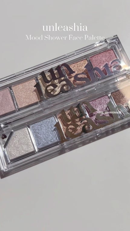 Mood Shower Face Palette/unleashia/パウダーハイライトの人気ショート動画