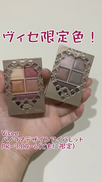 パノラマデザイン アイパレット/Visée/アイシャドウパレットの人気ショート動画