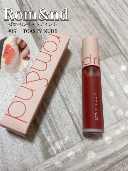 ゼロベルベットティント/rom&nd/リップティントの人気ショート動画