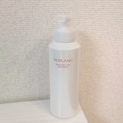 マイクロムース リフレッシャー/ALBLANC/泡洗顔を使ったクチコミ（2枚目）