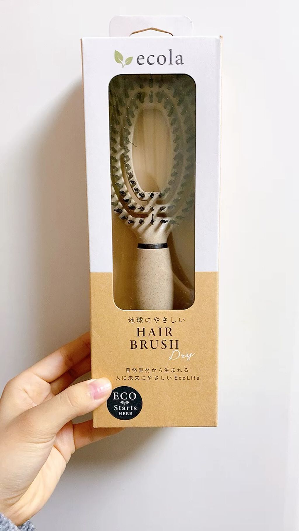 ヘアドライブラシ/ecola/ヘアブラシの動画クチコミ1つ目