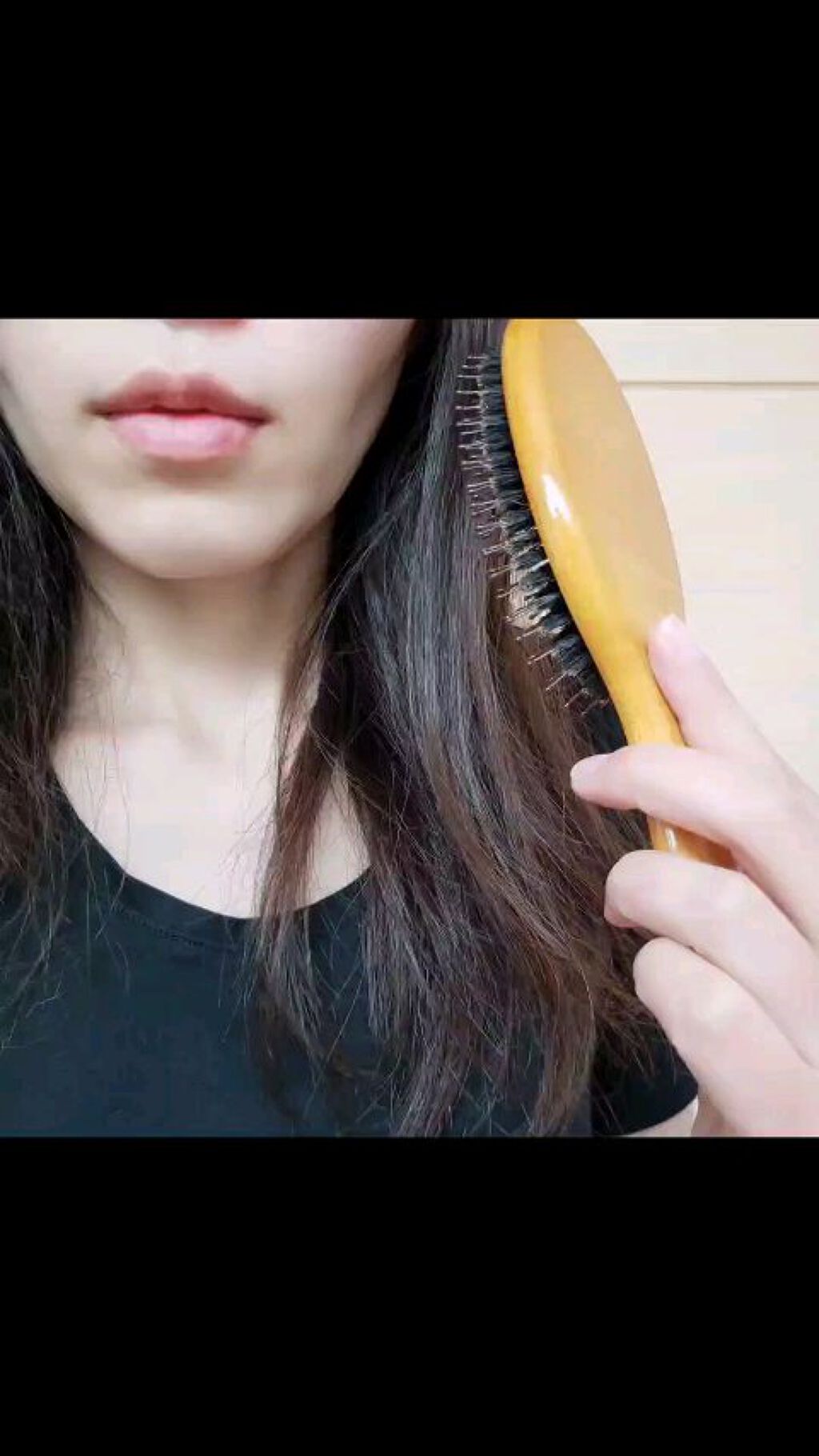 つやつや天然毛のミックスブラシ/マペペ/ヘアブラシの人気ショート動画