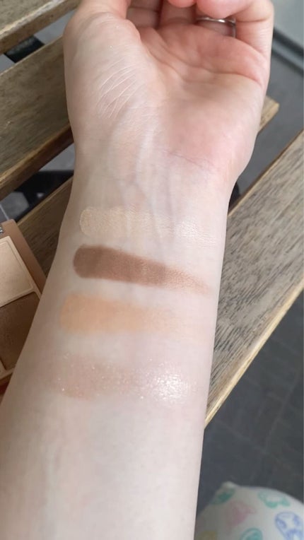 ベージュトーンアイシャドウ/CEZANNE/アイシャドウパレットを使ったクチコミ(5枚目)