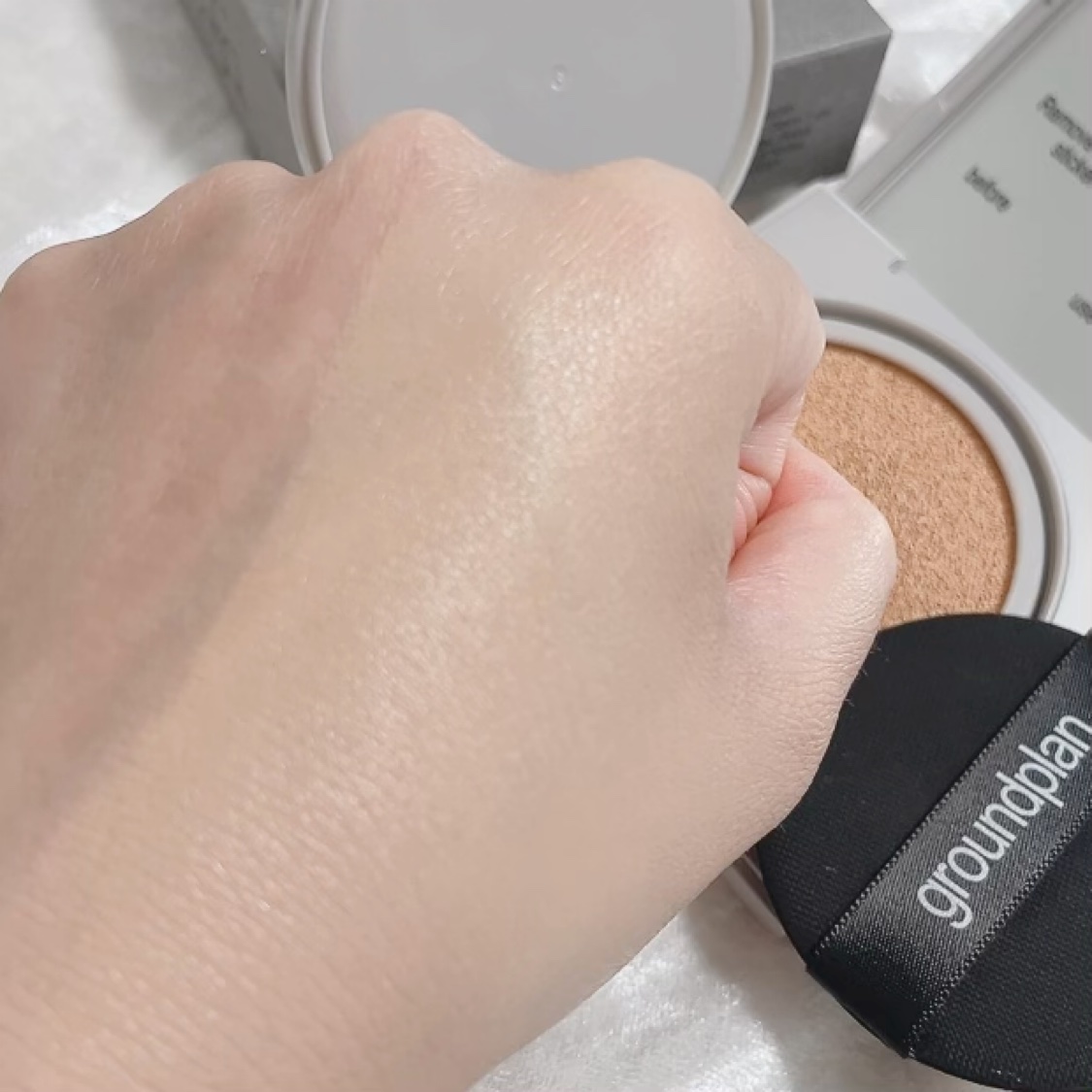 groundplan クッションファンデーション/groundplan/クッションファンデーションの動画クチコミ2つ目