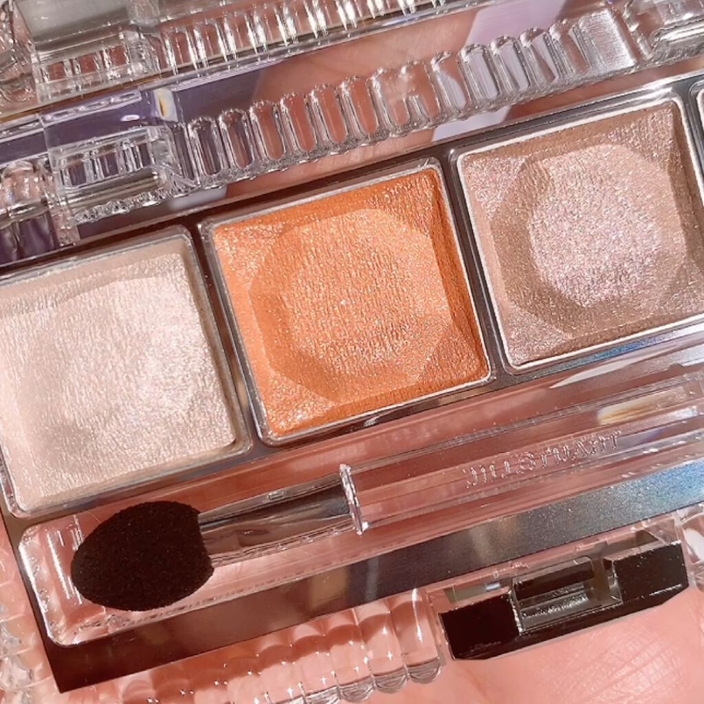 エターナルクチュール アイズ シマー ペタルグロウ/JILL STUART/アイシャドウパレットを使ったクチコミ（2枚目）