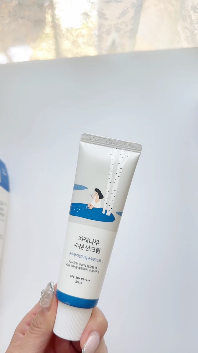 白樺水分uvクリーム/ROUND LAB/日焼け止めクリームを使ったクチコミ（1枚目）