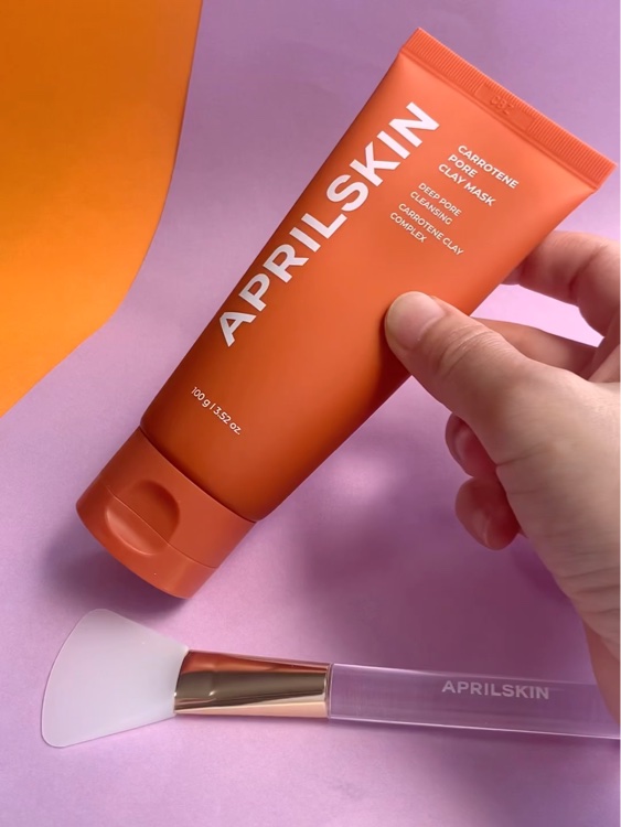 カロテン毛穴レスクレイパック/APRILSKIN/洗い流すパック・マスクを使ったクチコミ（3枚目）