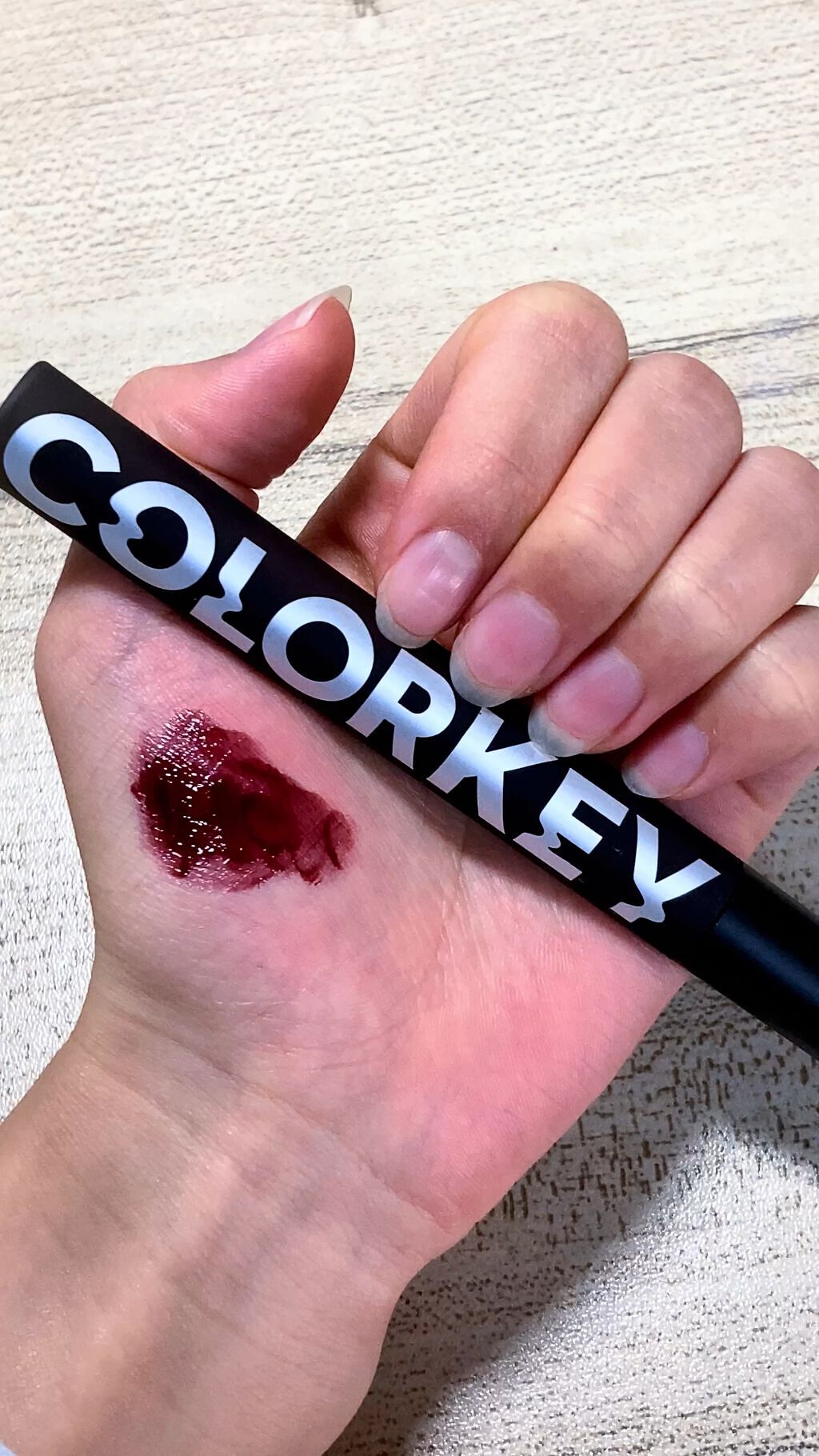 シャインミラーティント/COLORKEY/リップティントを使ったクチコミ（1枚目）