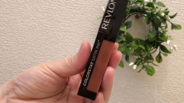 カラーステイ サテン インク 006 アイズ オン ユー/REVLON/口紅を使ったクチコミ（3枚目）