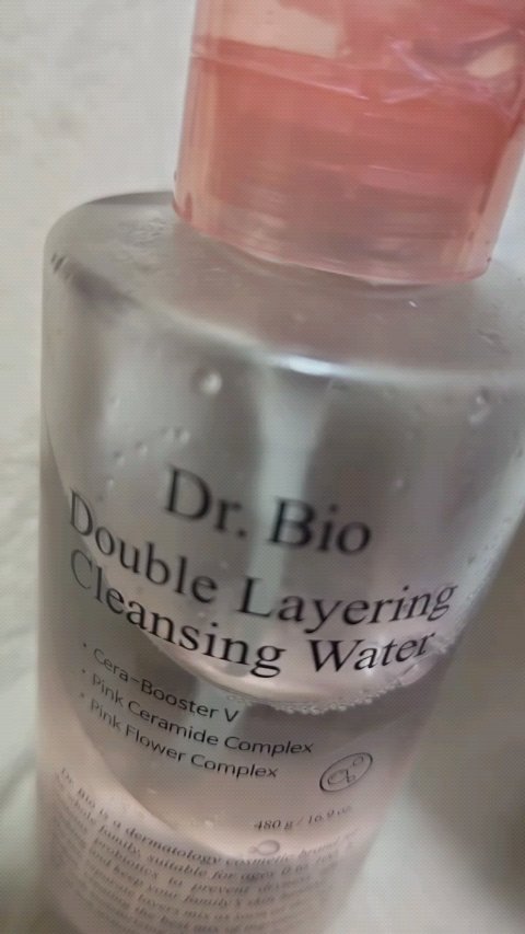 ダブルレイヤリングクレンジングウォーター/Dr.Bio/クレンジングウォーターの人気ショート動画