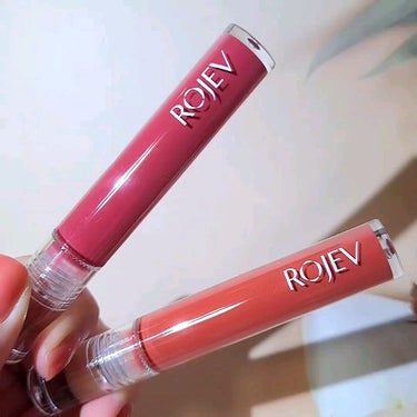 LIP PLUMPER GLAZE TINT/ROJEV/口紅を使ったクチコミ（1枚目）