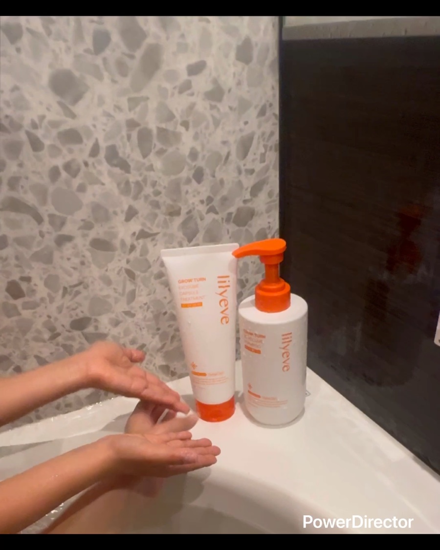 グローターン 3Dボリュームシャンプー/リリーイブ/市販シャンプーを使ったクチコミ（1枚目）