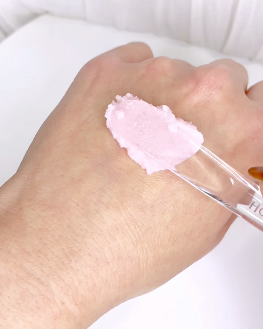 Q+Me スウィート ボム タラソ スクラブ/AGARISM/バスト・ヒップケアを使ったクチコミ（2枚目）