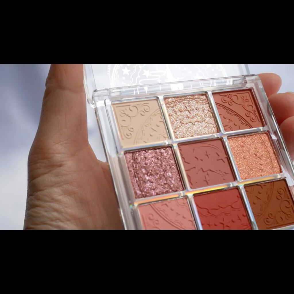 クォーツ 9色アイシャドウパレット(ドリームランドアイシャドウ)/ZEESEA/アイシャドウパレットを使ったクチコミ（2枚目）