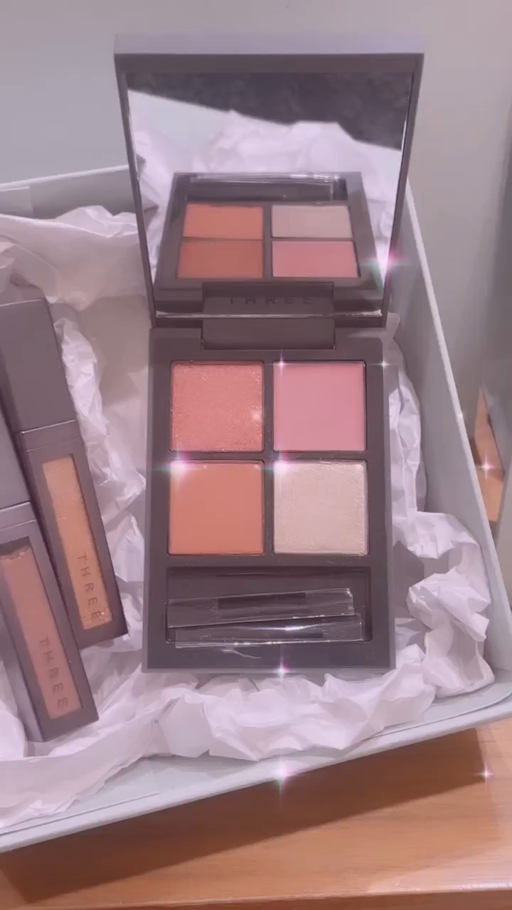 ディメンショナルビジョンアイパレット/THREE/アイシャドウパレットの人気ショート動画