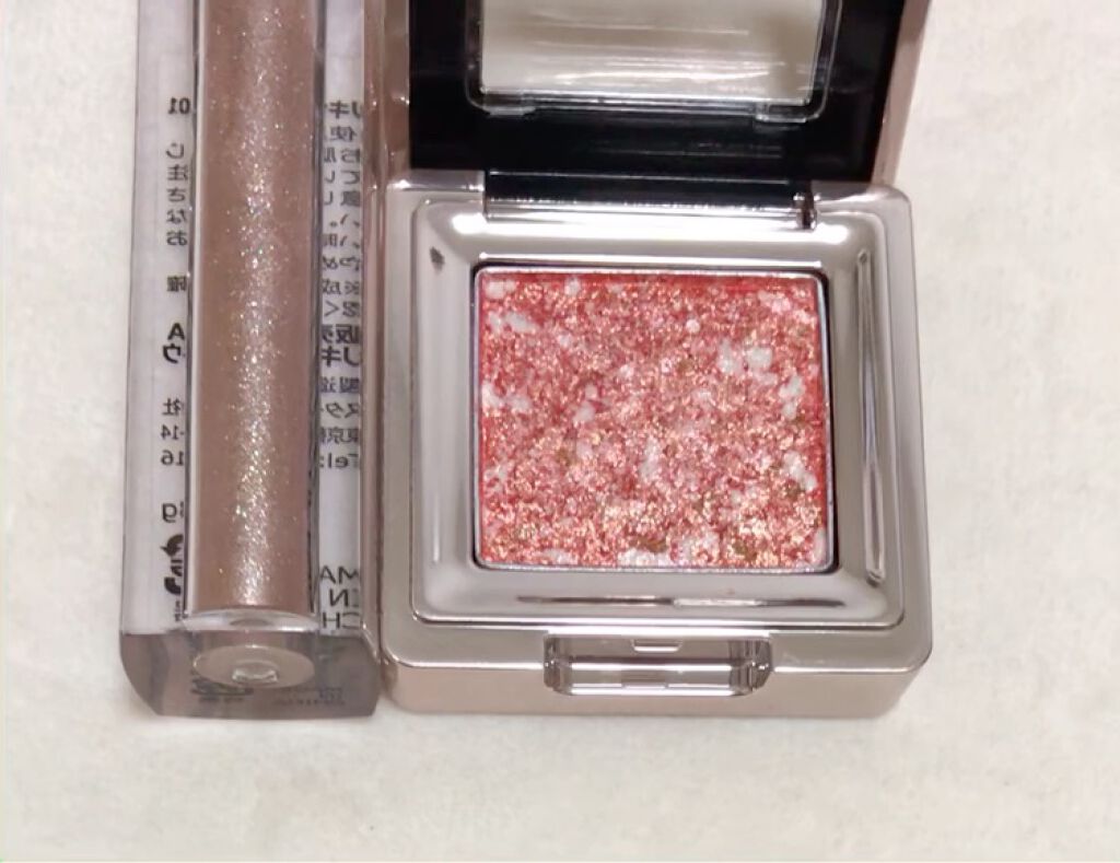 グリッタープリズム シャドウ/MISSHA/グリッターを使ったクチコミ（2枚目）